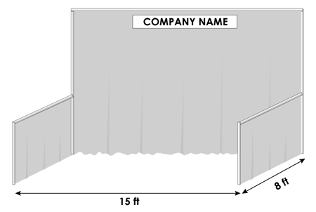 15 ft booth